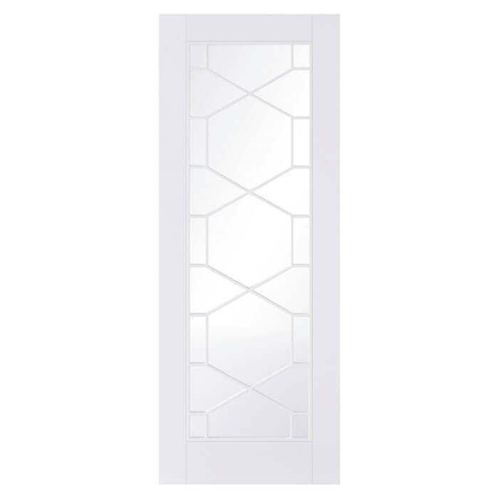 LPD Orly White Primed Plus 1-Lite Internal Glazed Door