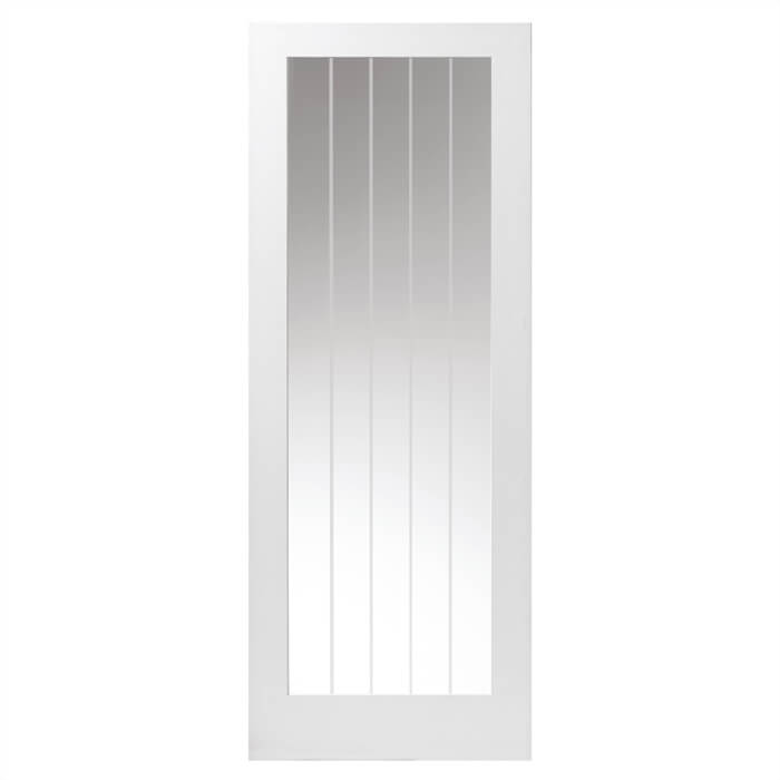 JB Kind Cottage White Primed 1-Lite Internal Glazed Door