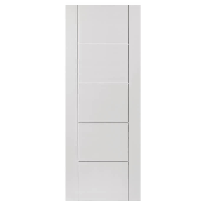 JB Kind Tigris White Primed 5-Panels Internal Fire Door