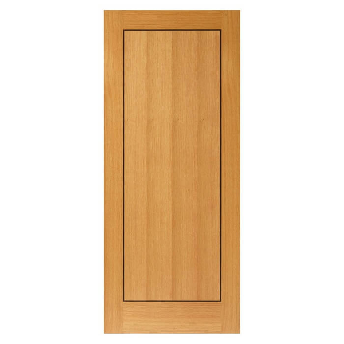 JB Kind Clementine Pre-Finished Oak 1-Panel Internal Fire Door