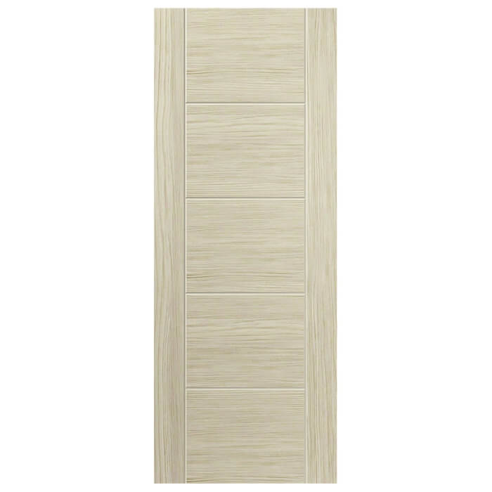 JB Kind Tigris Pre-Finished Laminated Ivory 5-Panels Internal Door