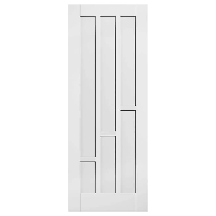 LPD Coventry White Primed 6-Panels Internal Door