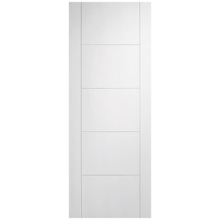 LPD Vancouver White Primed Plus 5-Panels Internal Fire Door