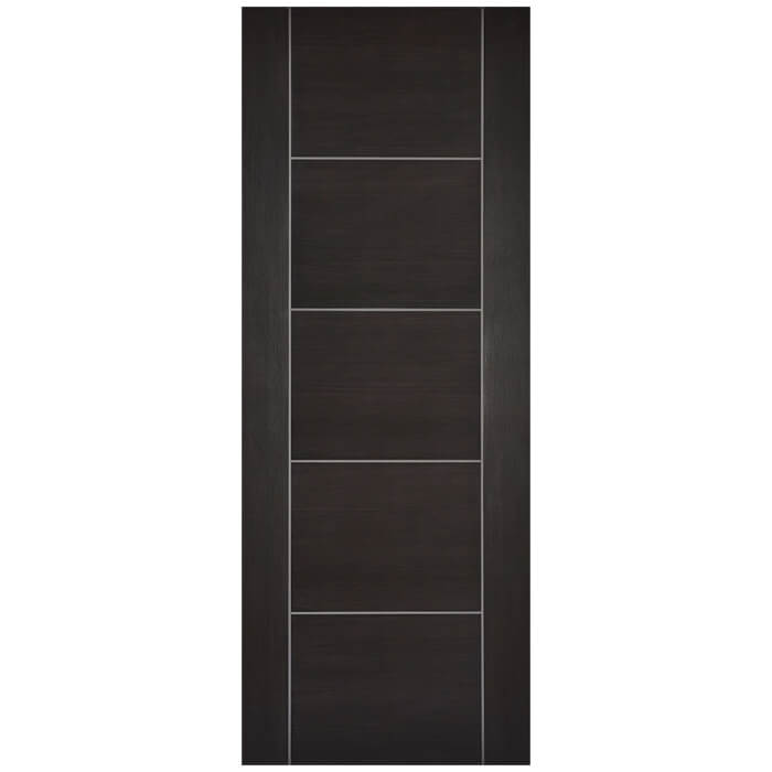 LPD Vancouver Pre-Finished Dark Grey 5-Panels Laminated Internal Door