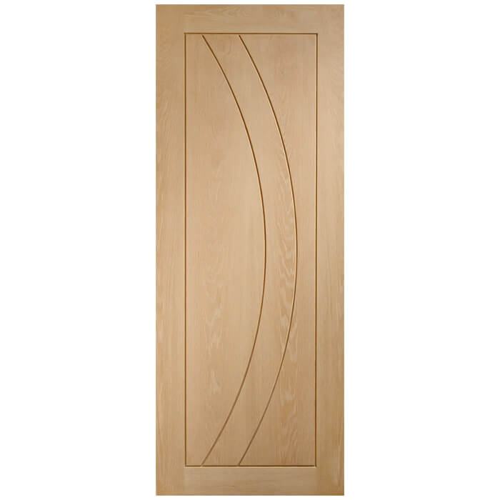 XL Joinery Salerno Un-Finished Oak 3-Panels Internal Door