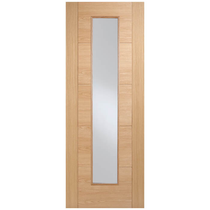 LPD Vancouver Pre-Finished Oak 5-Panels 1-Lite Internal Glazed Fire Door