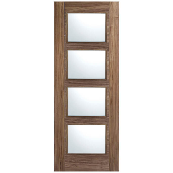 LPD Vancouver Pre-Finished Walnut 5P 4L Internal Glazed Door