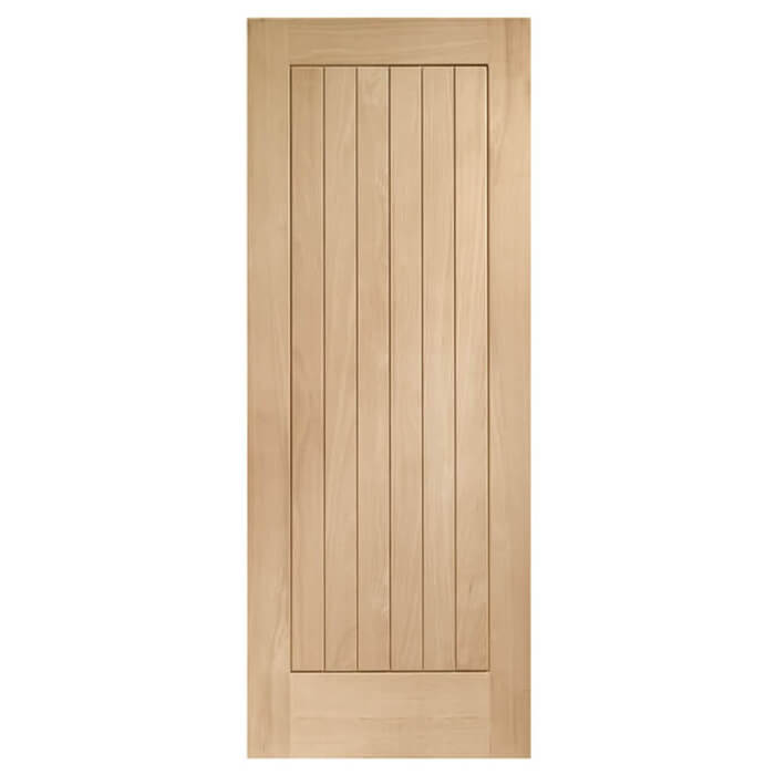 XL Joinery Suffolk Un-Finished Oak 6-Panels Internal Fire Door