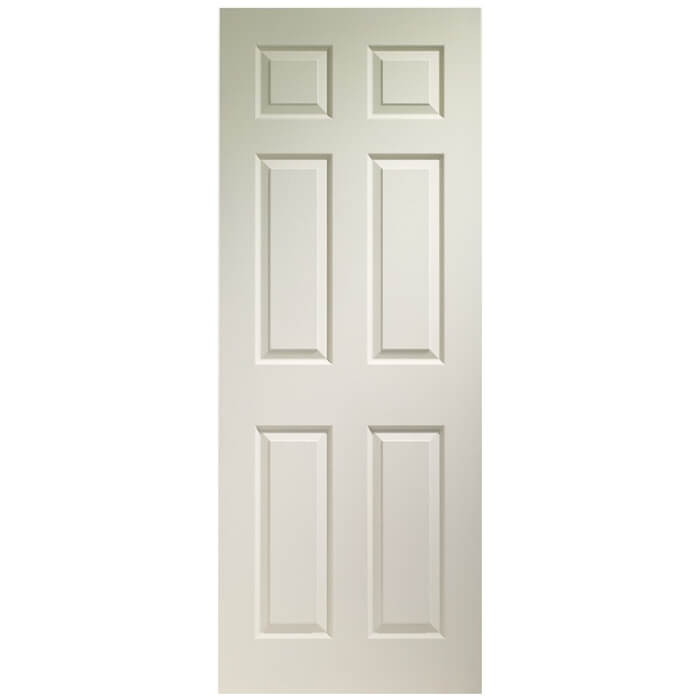 XL Joinery Colonist Primed White 6-Panels Internal Fire Door