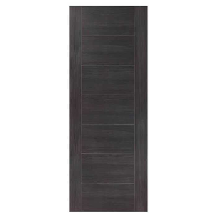 XL Joinery Palermo Laminate Umber Grey 7-Panels Internal Door