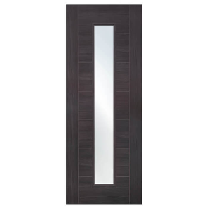 XL Joinery Forli Umber Grey Laminate 1-Lite Internal Glazed Door