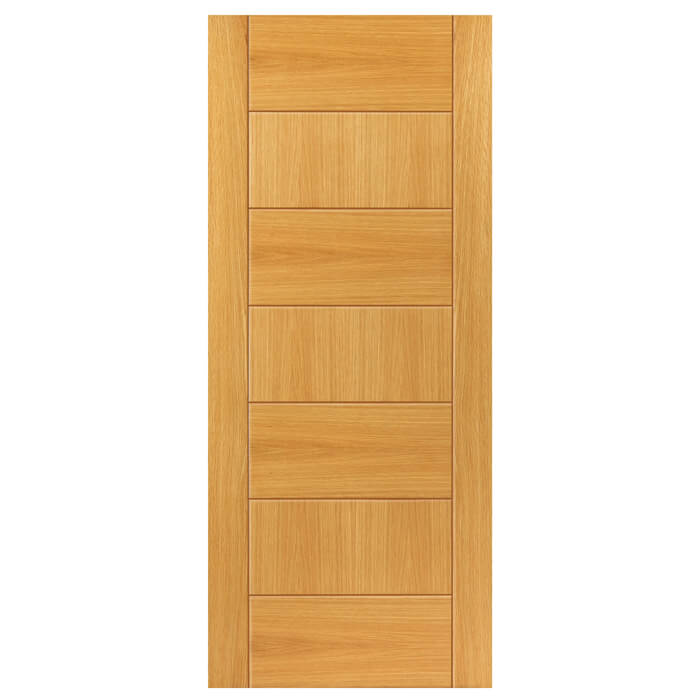 JB Kind Sirocco Pre-Finished Oak 7-Panels Internal Door