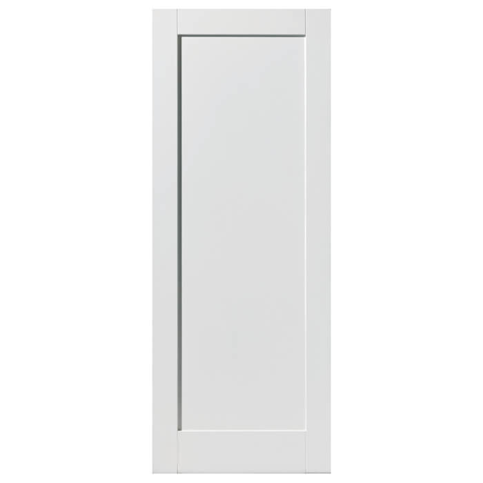 JB Kind Antigua White Primed 1-Panel Internal Fire Door