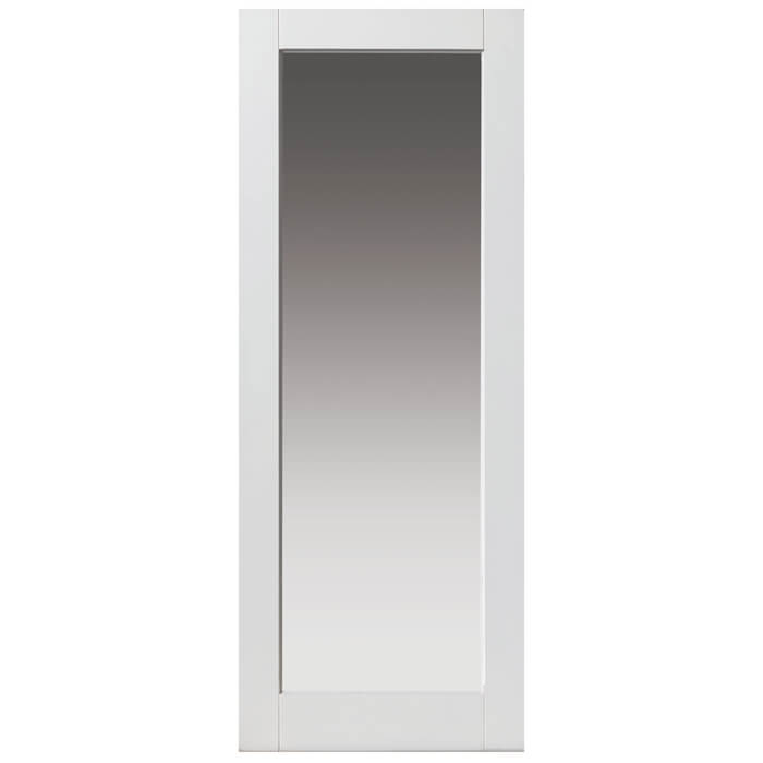 JB Kind Tobago White Primed 1-Lite Internal Glazed Door