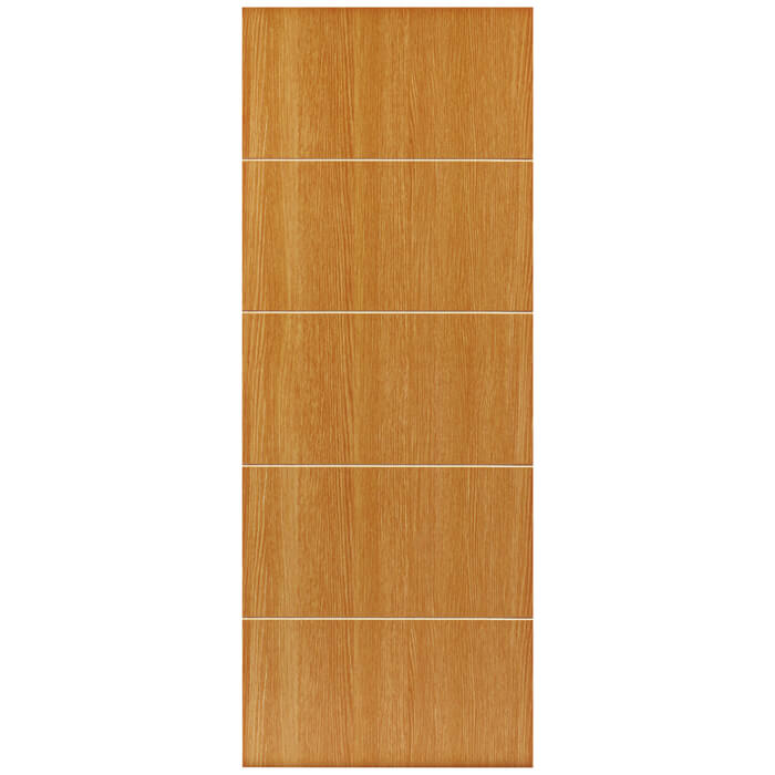 JB Kind Tate Pre-Finished Oak 5-Panels Internal Door