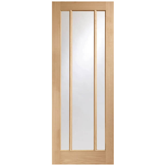 XL Joinery Worcester Pre-Finished Oak 3-Lites Internal Glazed Door