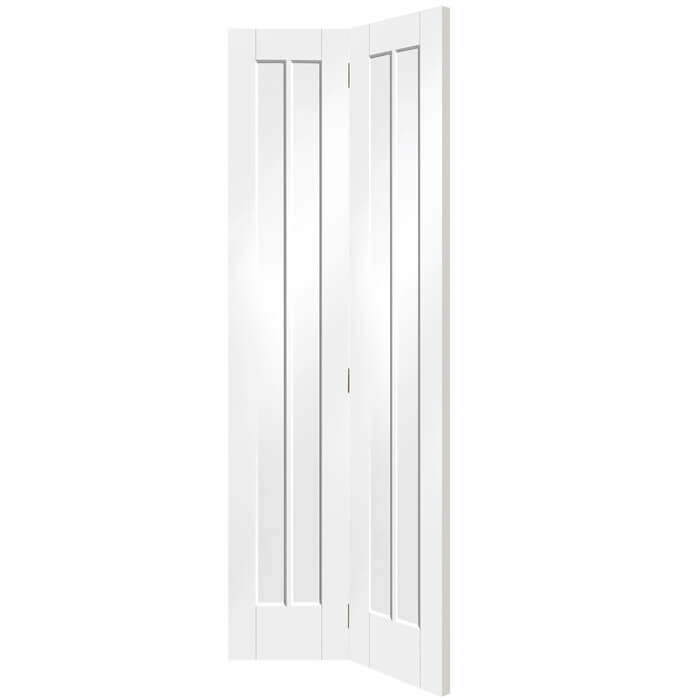 XL Joinery Worcester White Primed 4-Panels Internal Bi-Fold Door