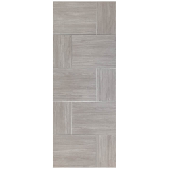 XL Joinery Ravenna White Grey Laminate 10-panels Internal Door