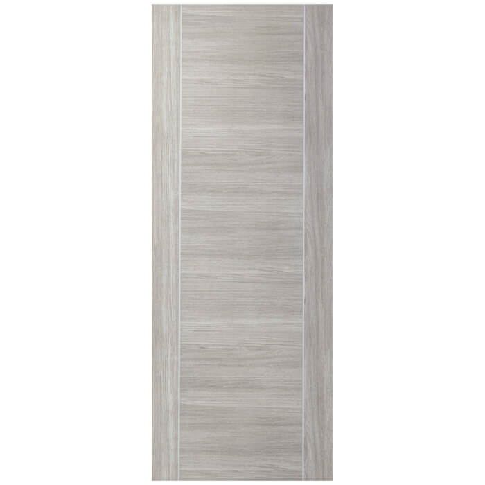 XL Joinery Forli Fully-Finished White Grey Laminate 7-Panels Internal Fire Door