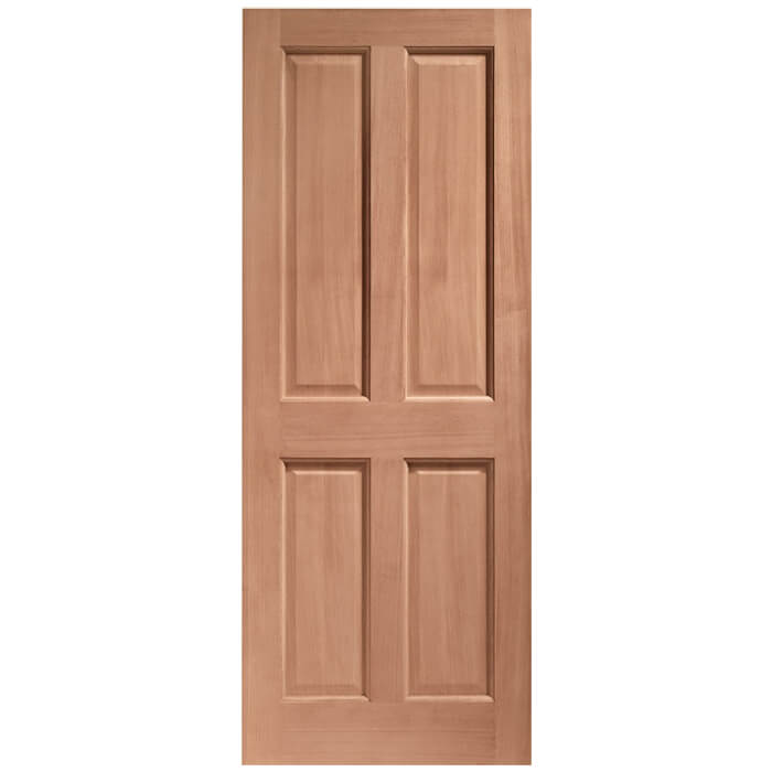 XL Joinery London Un-Finished Hardwood 4-Panels External Door