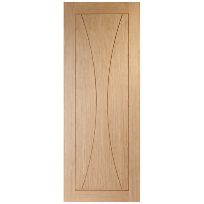 XL Joinery Verona Un-Finished Oak 3-Panels Internal Fire Door