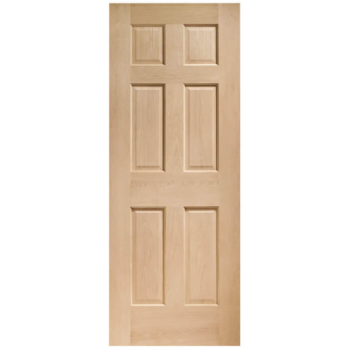 XL Joinery Colonial Un-Finished Oak 6-Panels Internal Door