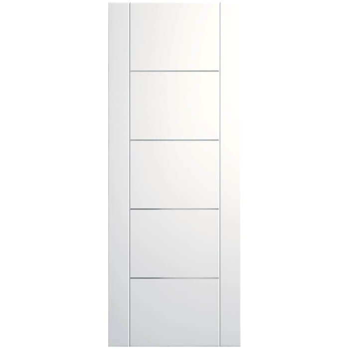 XL Joinery Portici Pre-Finished White 5-Panels Internal Door