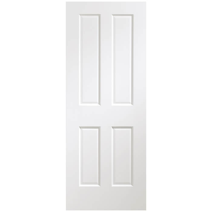 XL Joinery Victorian Pre-Finished White 4-Panels Internal Door