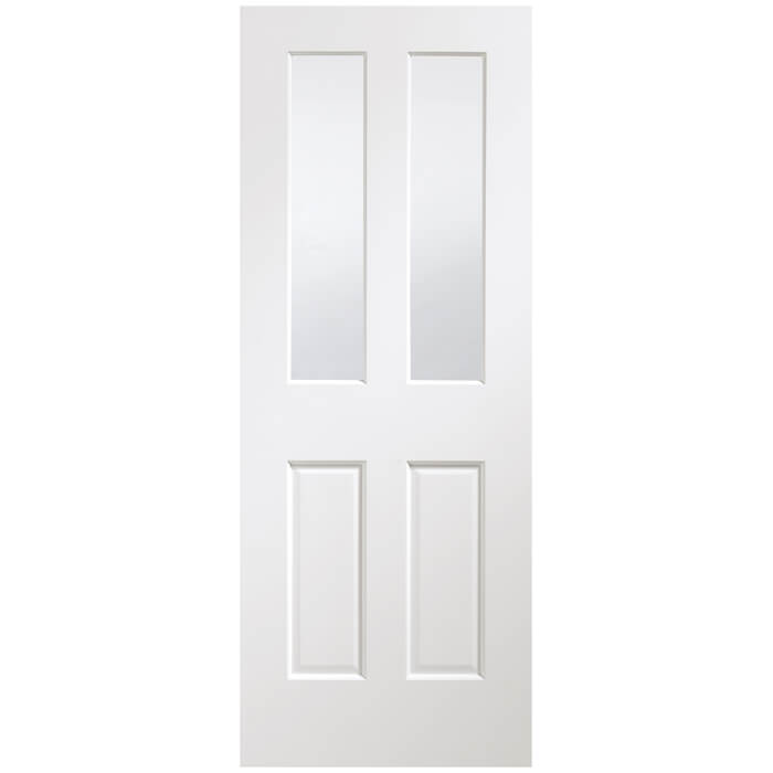 XL Joinery Malton Pre-Finished White 2-Panels 2-Lites Internal Glazed Door