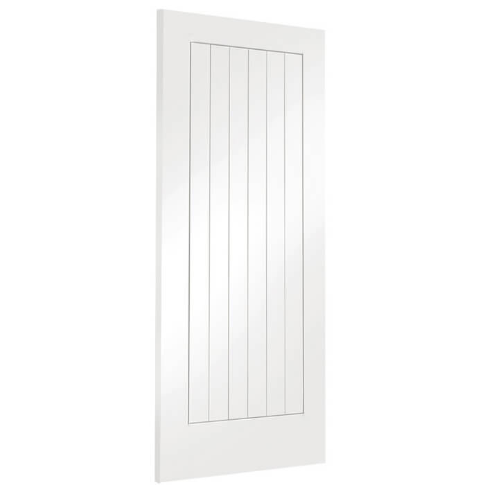 XL Joinery Suffolk White Primed 1-Panel Internal Fire Door