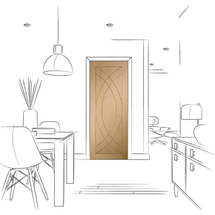 XL Joinery Treviso Pre-Finished 15-Panel Internal Door