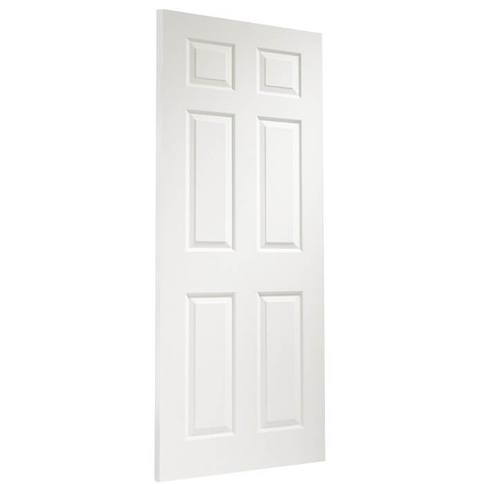 XL Joinery Colonist Pre-Finished White Moulded 6-Panels Internal Door