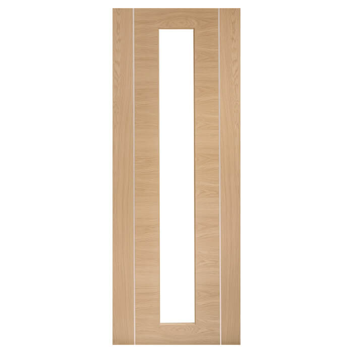 XL Joinery Forli Pre-Finished Oak 1-Lite Internal Glazed Door