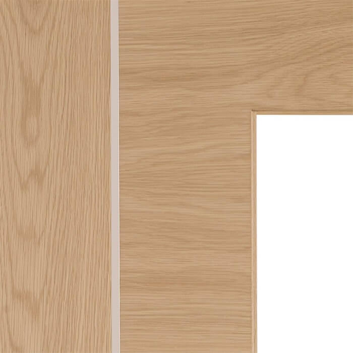 XL Joinery Forli Pre-Finished Oak 1-Lite Internal Glazed Door