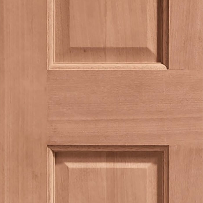 XL Joinery London Un-Finished Hardwood 4-Panels External Door