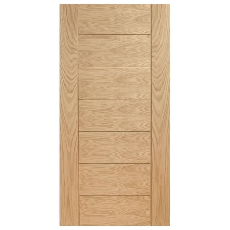 XL Joinery Palermo Un-Finished Oak 7-Panels Internal Door