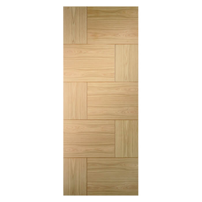 XL Joinery Ravenna Un-Finished Oak 10-Panels Internal Door