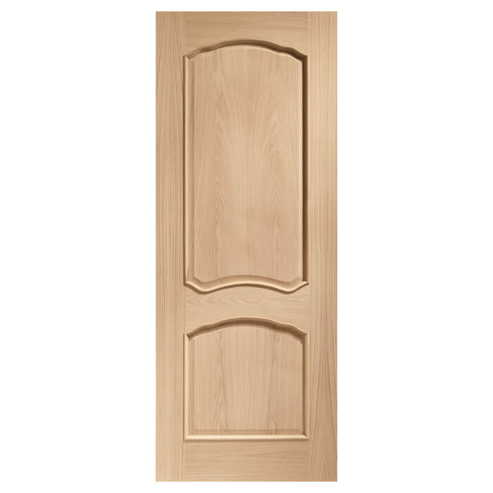 XL Joinery Louis Un-Finished Oak 2-Panels Internal Fire Door