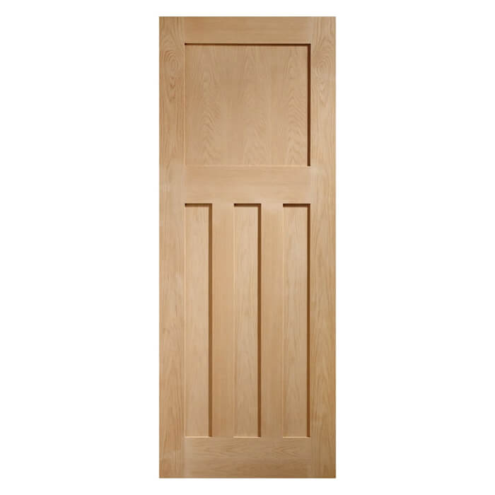 XL Joinery DX Pre-Finished Oak 4-Panels Internal Door