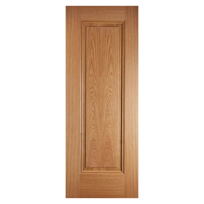 LPD Eindhoven Pre-Finished Oak 1-Panel Internal Fire Door