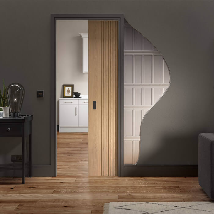 LPD Flusso Single Pocket Door Set