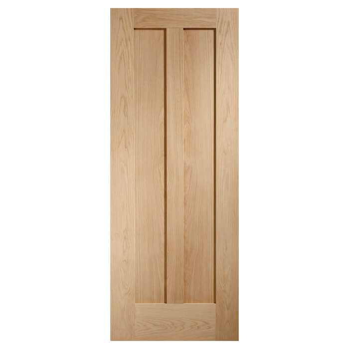 XL Joinery Novara Un-Finished Oak 2-Panels Internal Door