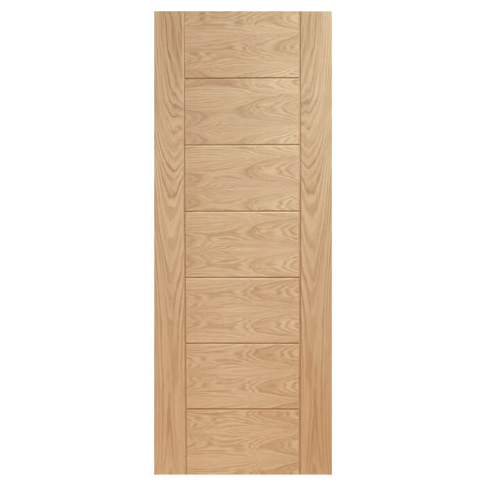 XL Joinery Palermo Original Un-Finished Oak 7-Panels Internal Door