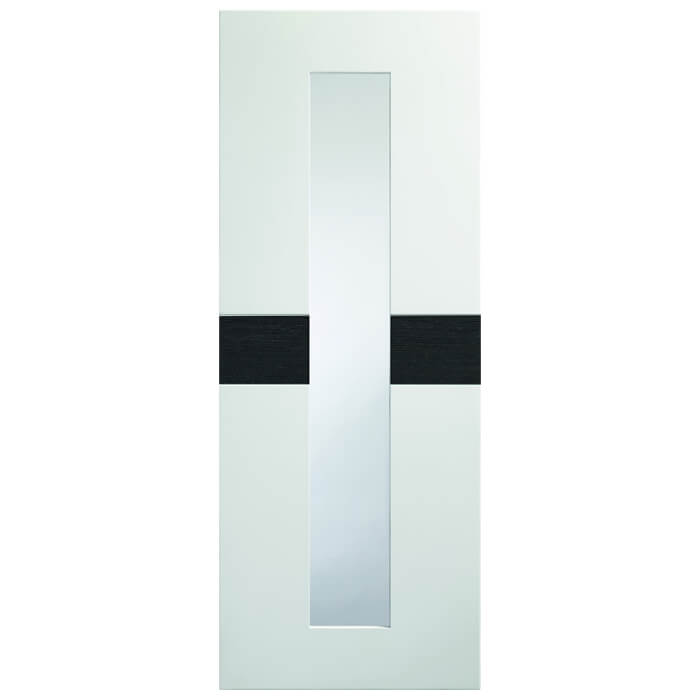 XL Joinery Asti Pre-Finished White-Grey 1L Internal Glazed Door