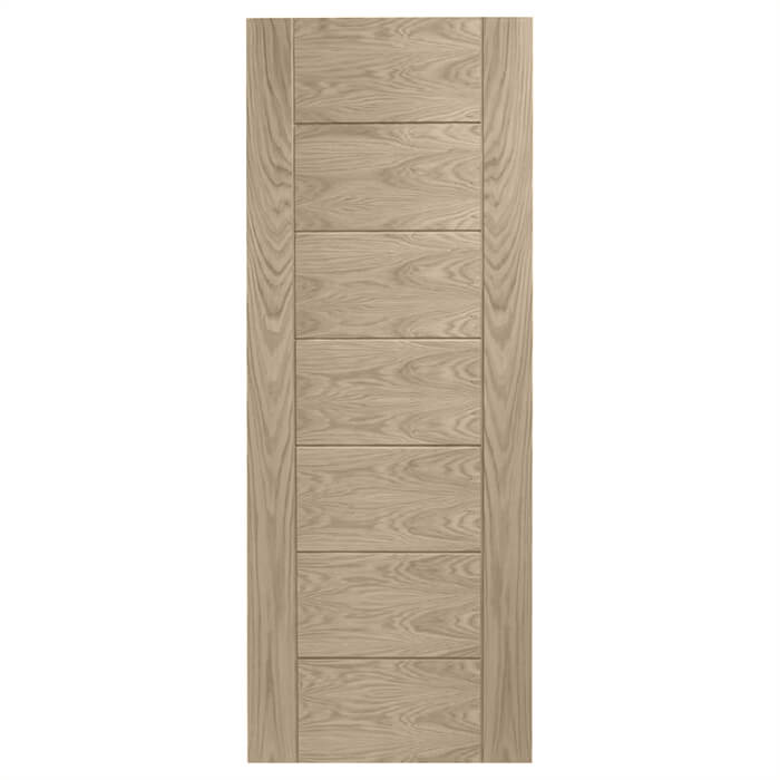 XL Joinery Palermo Essential Crema Oak 7-Panels Internal Door