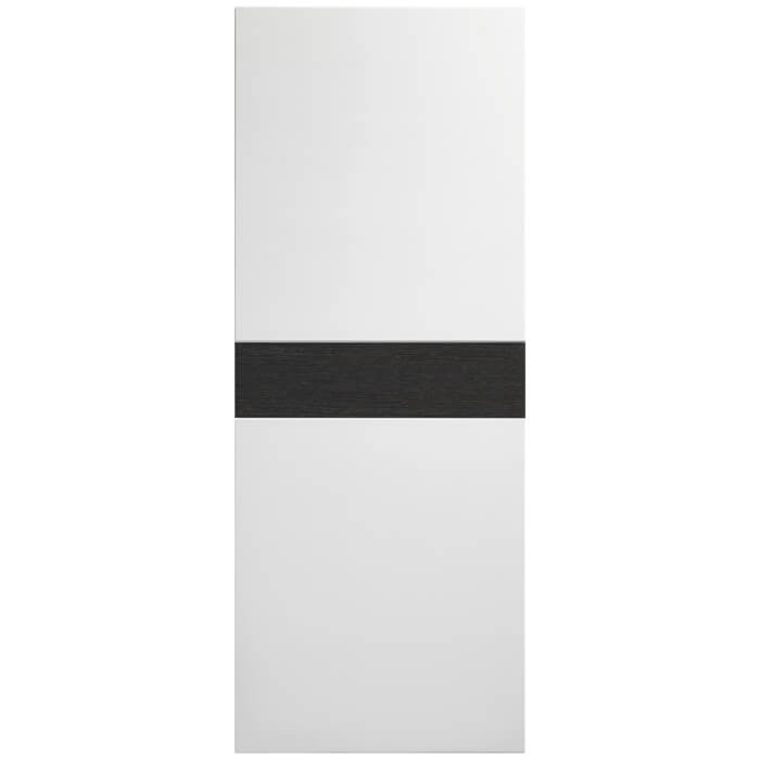 XL Joinery Asti Pre-Finished White-Dark Grey Internal Fire Door