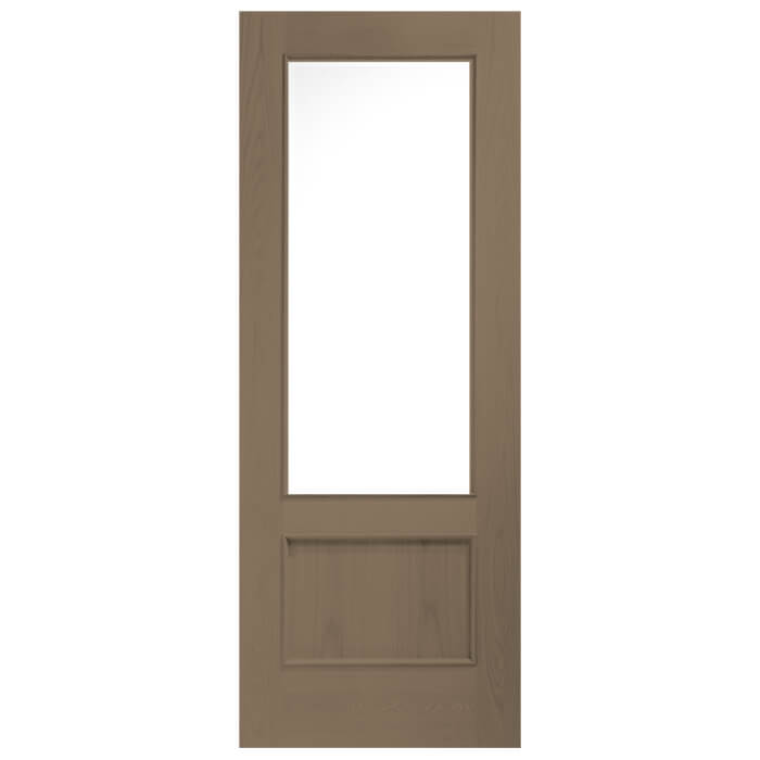 XL Joinery Andria Cappuccino Oak 1-Panel 1-Lite Internal Glazed Door