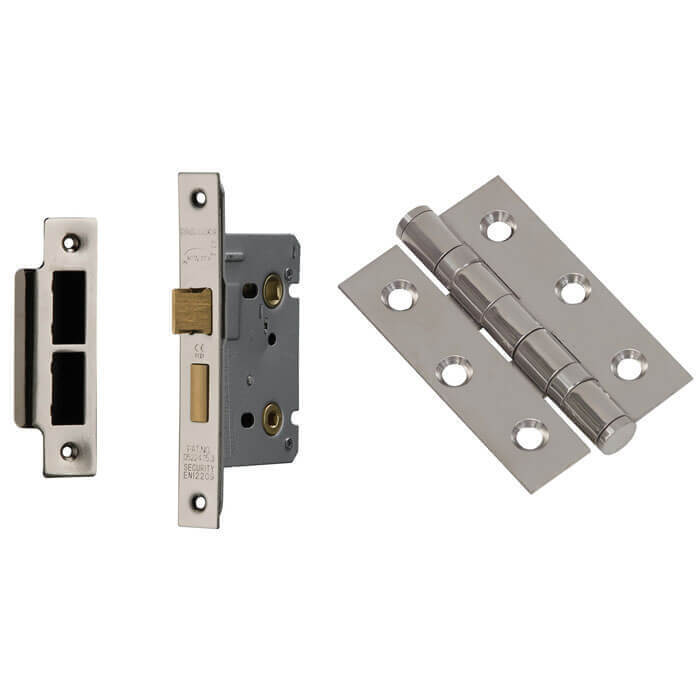 XL Joinery Struma Round Rose Fire Door Handle Pack