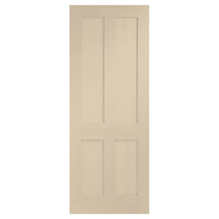 XL-Joinery Victorian Shaker Blanco Oak 4-Panels Internal Fire Door