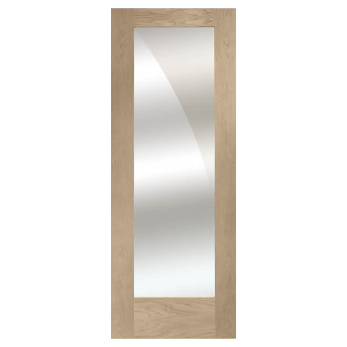 XL Joinery Pattern 10 Latte Oak 1-Lite Internal Mirror Glazed Door